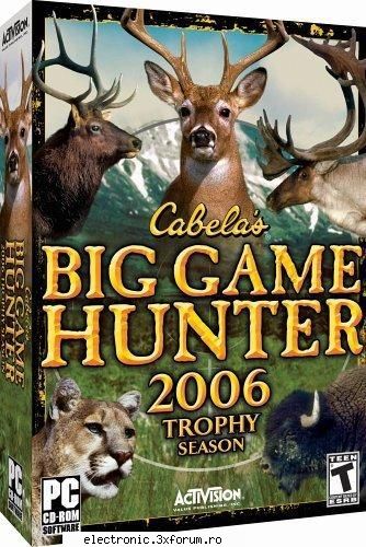 Cabelas Big Game Hunter 2006 - For the first time ever, hunt 36 big game animals - Full Games